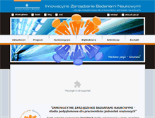 Tablet Screenshot of innowacja.wsb-nlu.edu.pl